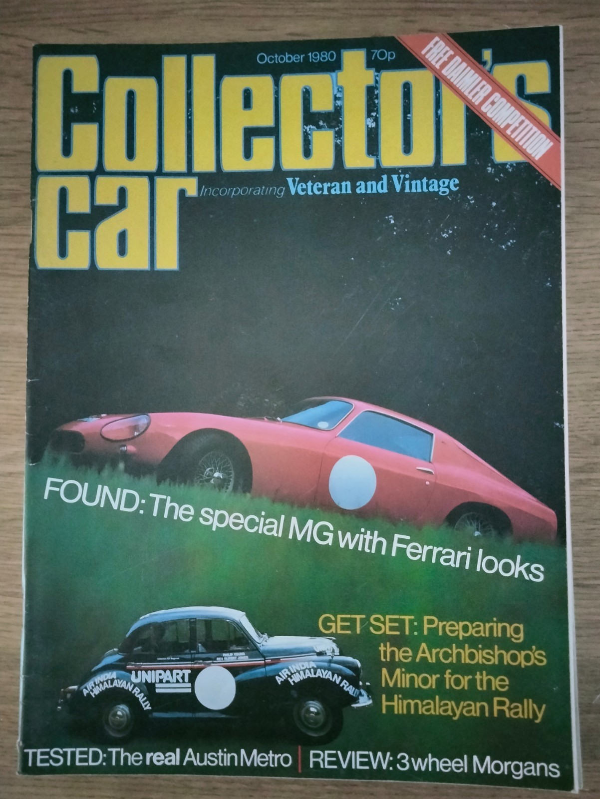 Collectors Car Magazine – Oct 1980 – Real Austin Metro Tested – 3 Wheel Morgans
