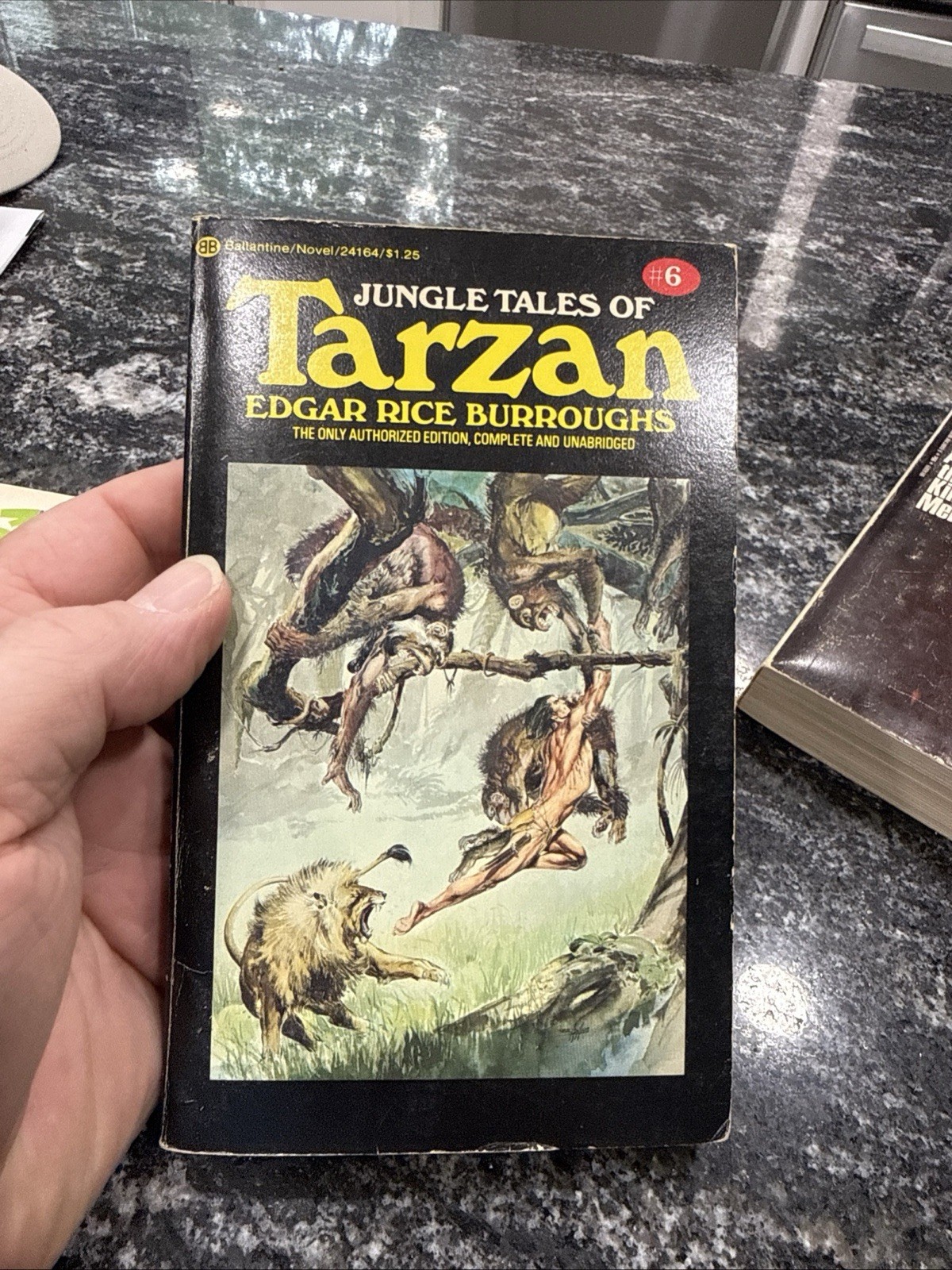 Jungle Tales of Tarzan by Edgar Rice Burroughs (Ballantine 1975 PB #6)