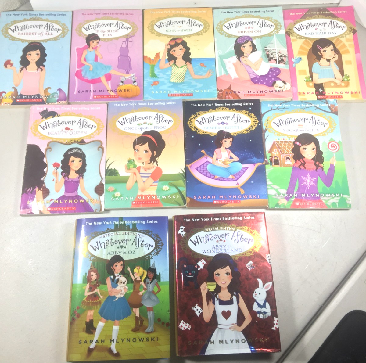 Lot of 11 Whatever After Paperback Books by Sarah Mlynowski Book (2 HARDCOVER)