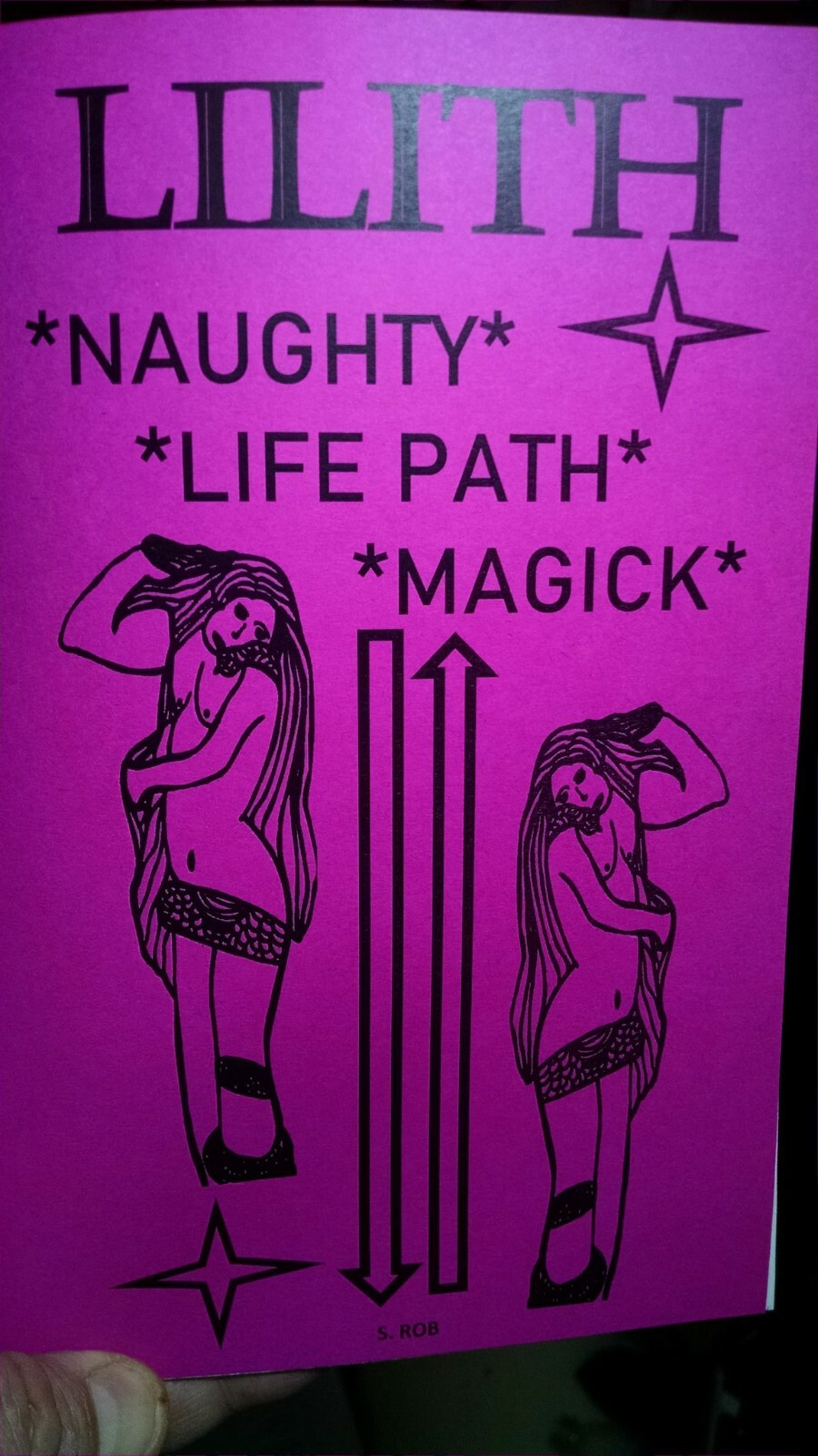 LILITH NAUGHTY LIFE PATH MAGICK 76 page staple bound book