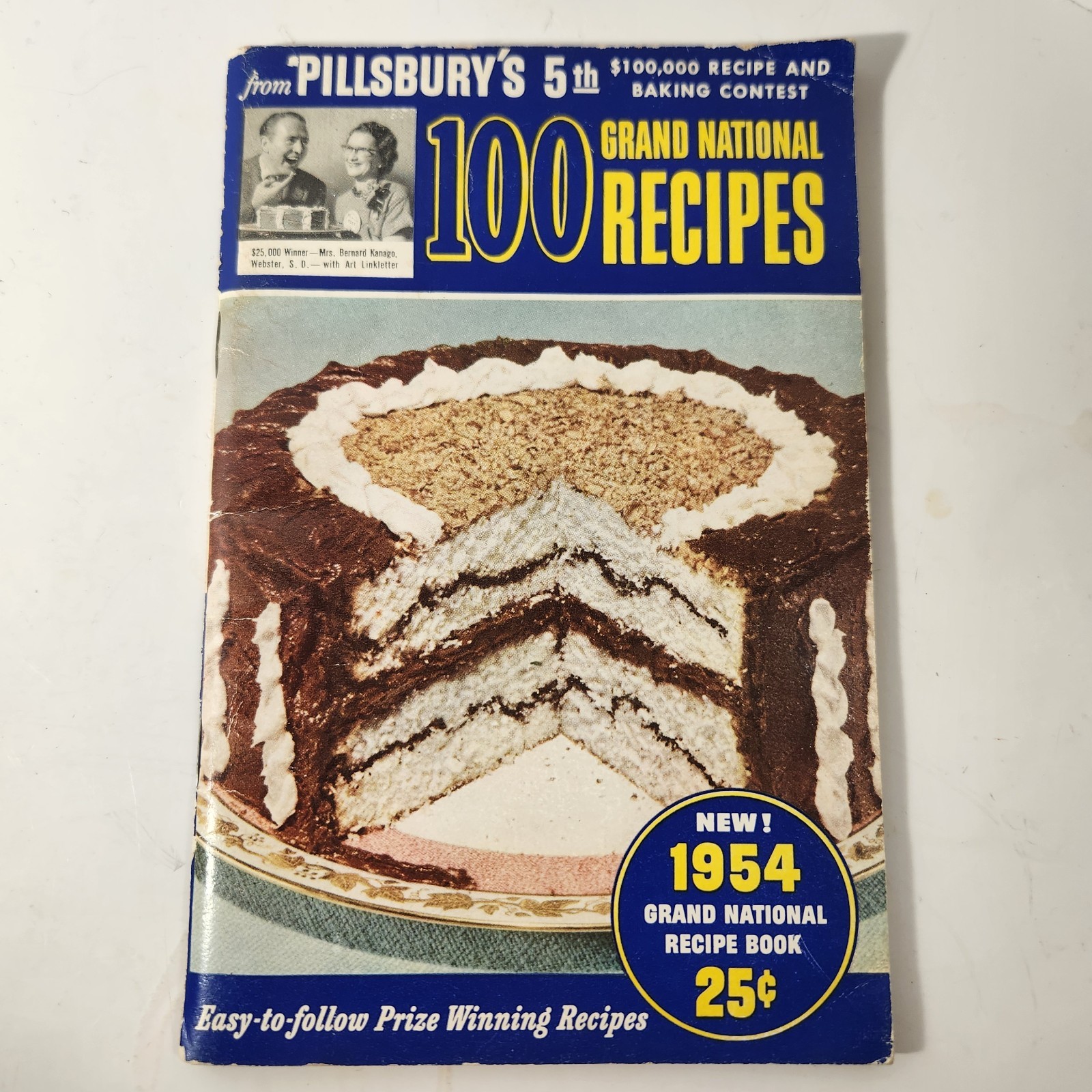 Pillsbury 5th Grand National 100 Recipes 1954 Cookbook Mid Century