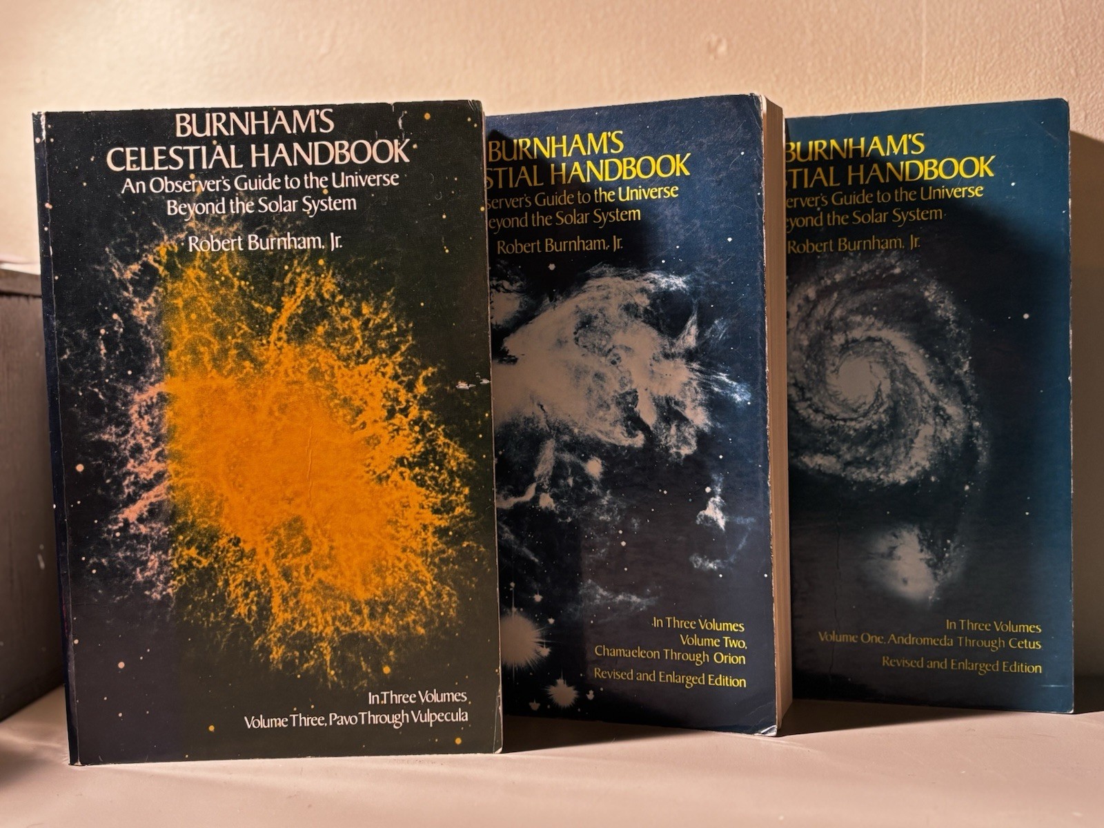 3 Volume Set BURNHAM’S CELESTIAL HANDBOOK ~ 1978 PAPERBACK