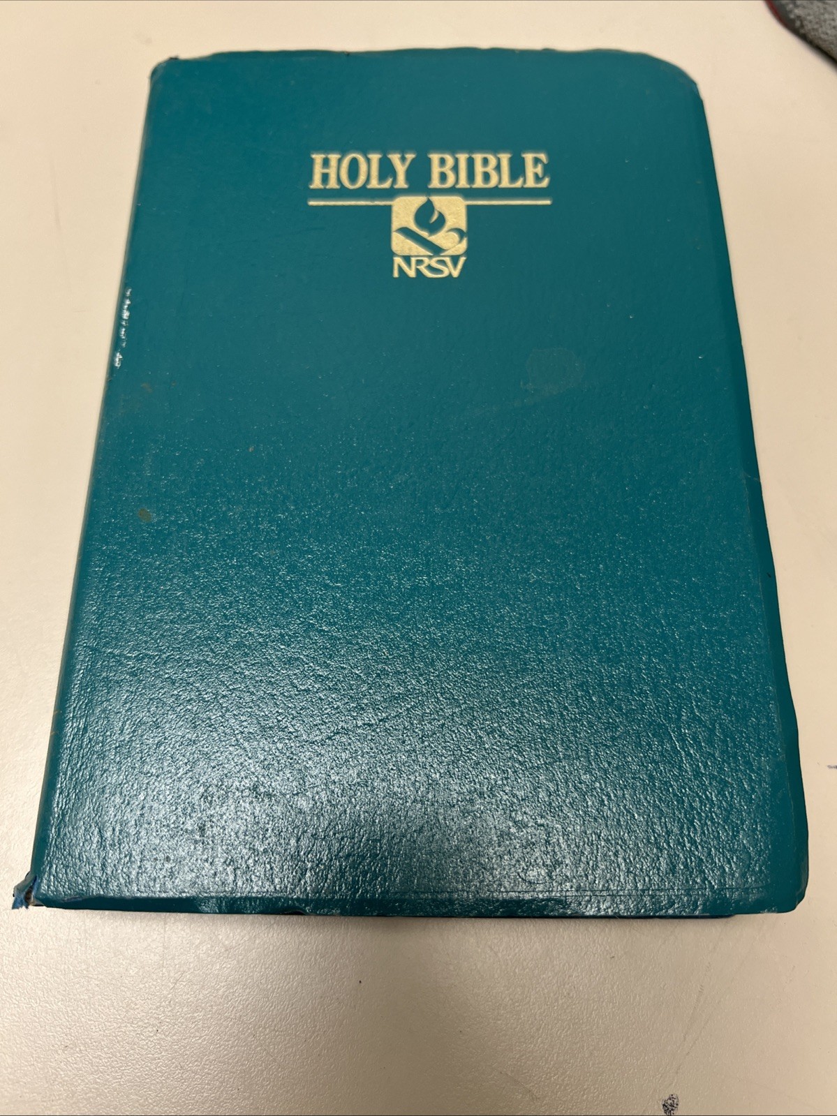 1989 Holy Bible NRSV New Revised Standard Version World Publishing Teal