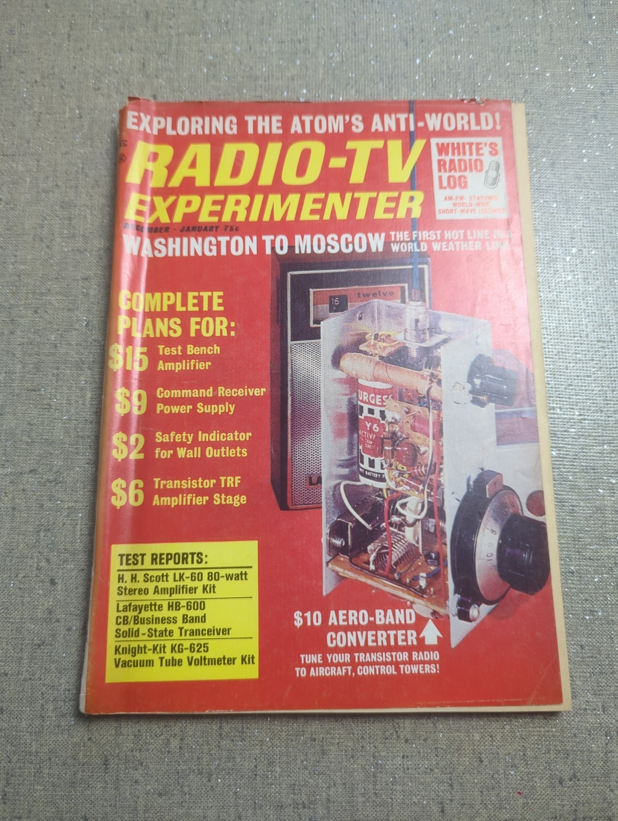 Vintage Magazine Radio TV Experimenter December To January 1966