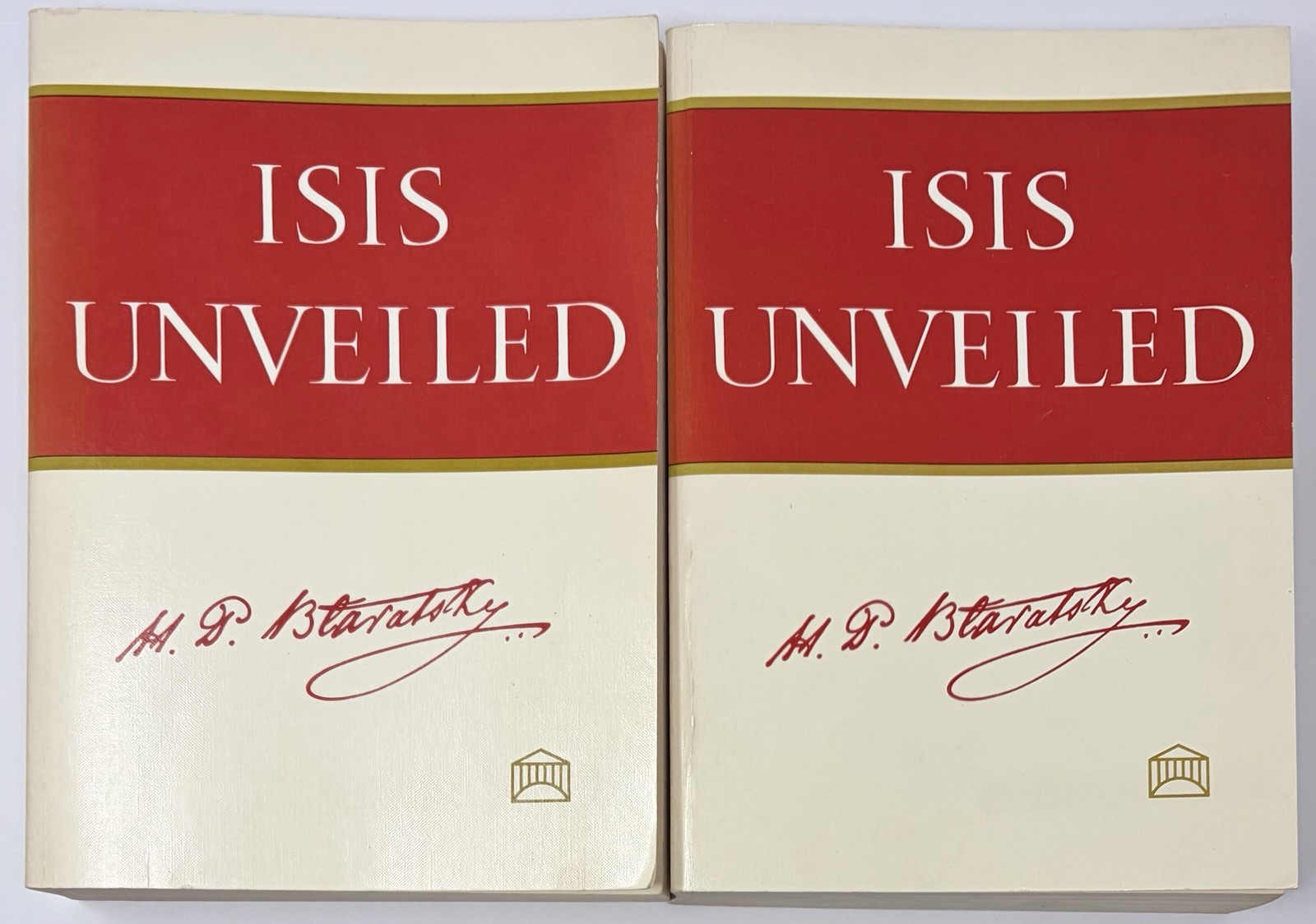 ISIS Unveiled by H.P Blavatsky 1976 Paperback Book Set Esoteric Philosophy