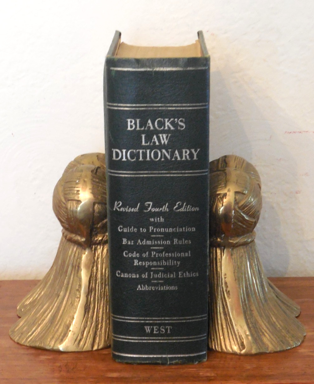 Black’s Law Dictionary Revised Fourth Edition W/ Guide To Pronunciations West HB