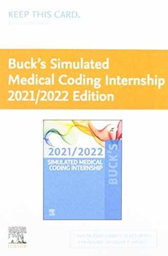 Buck’s Simulated Medical Coding – Printed Access Code, by Elsevier – New a
