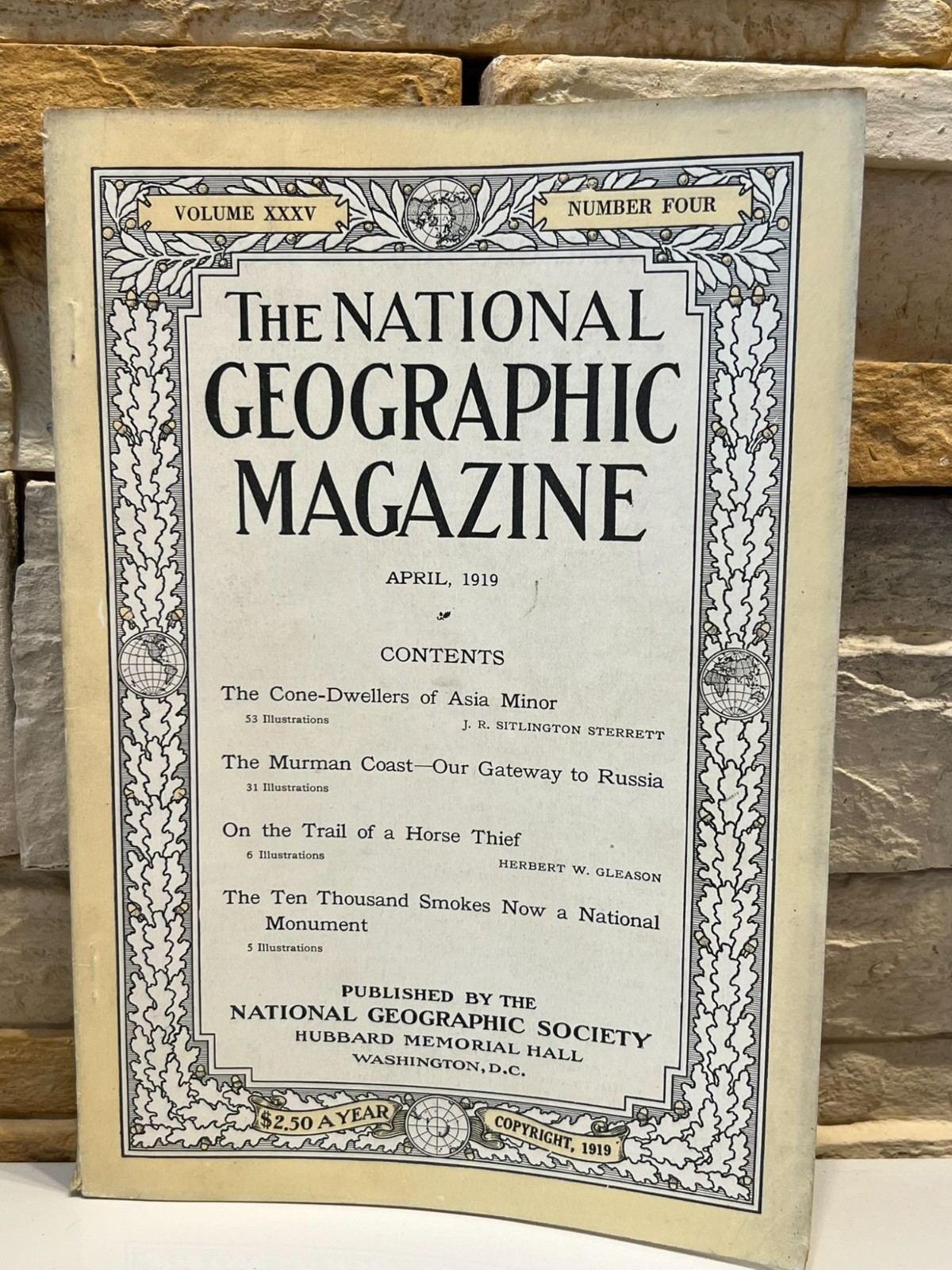The National Geographic Magazine April 1919 Volume XXXV Number Four Asia Minor