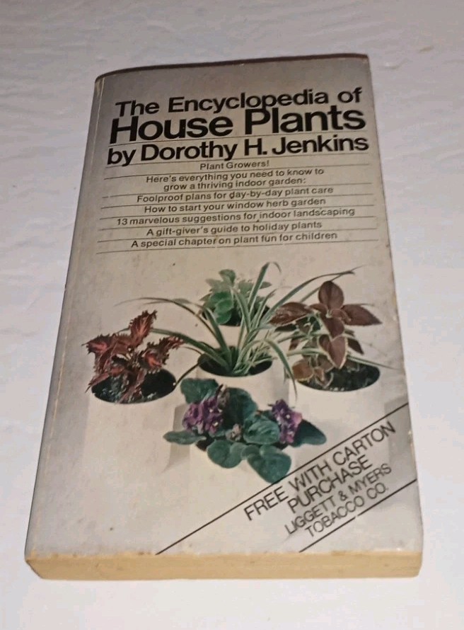 The Encyclopedia Of Houseplants By Dorothy Jenkins 1962 Illustrated By Alex Tsao