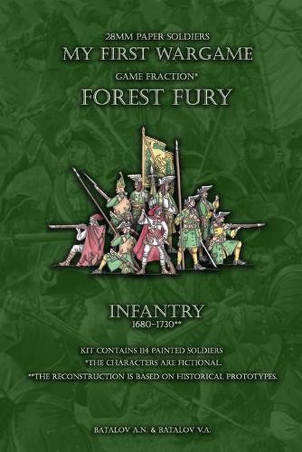 Forest Fury. Infantry 1680 – 1730: 28mm paper soldiers by Batalov Vyacheslav Ale