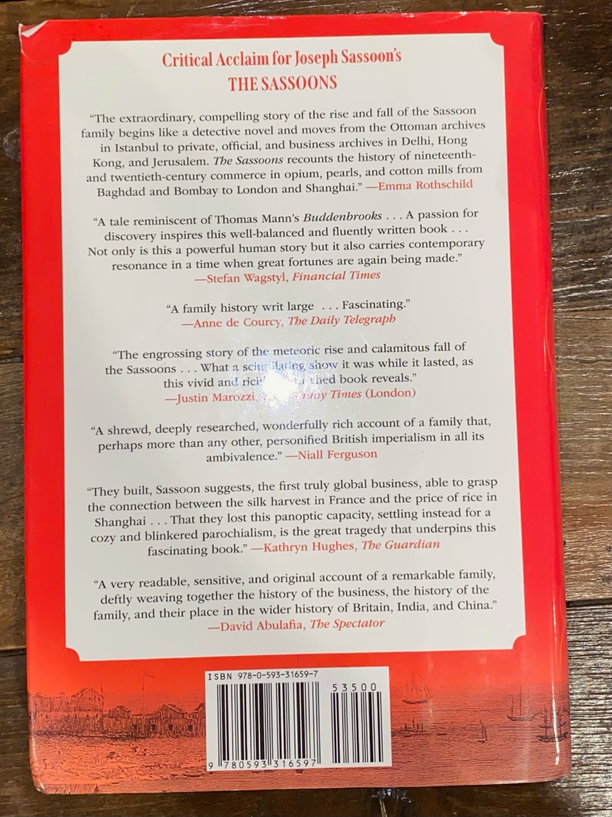 The Sassoons: The Great Global Merchants by Joseph Sassoon FIRST EDITION