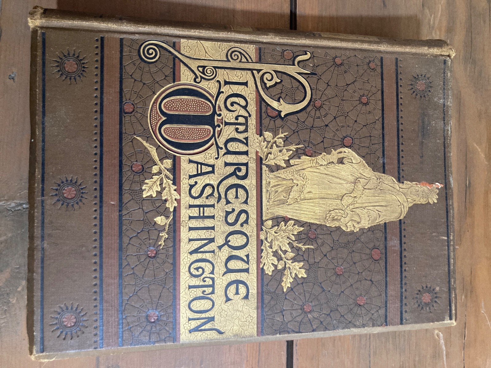 1886 Picturesque Washington By Joseph West Moore, 308 pages, illustrated