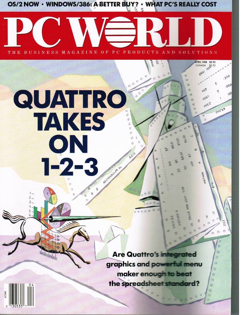 PC World Magazine APR 1988 – Back Issue COMPUTER Magazine