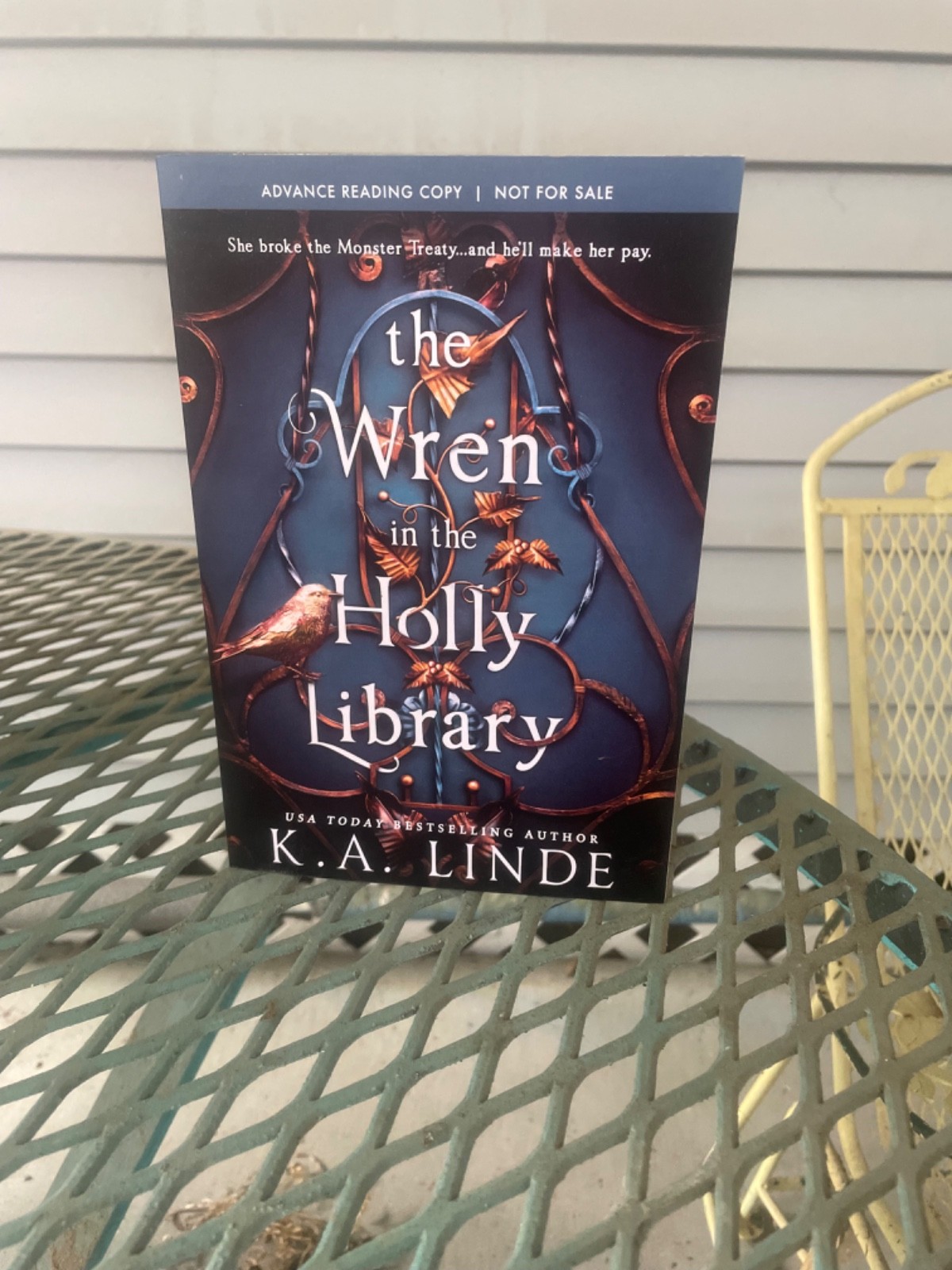 The Wren In The Holly Library ARC K.A. Linde Red Tower Books Paperback