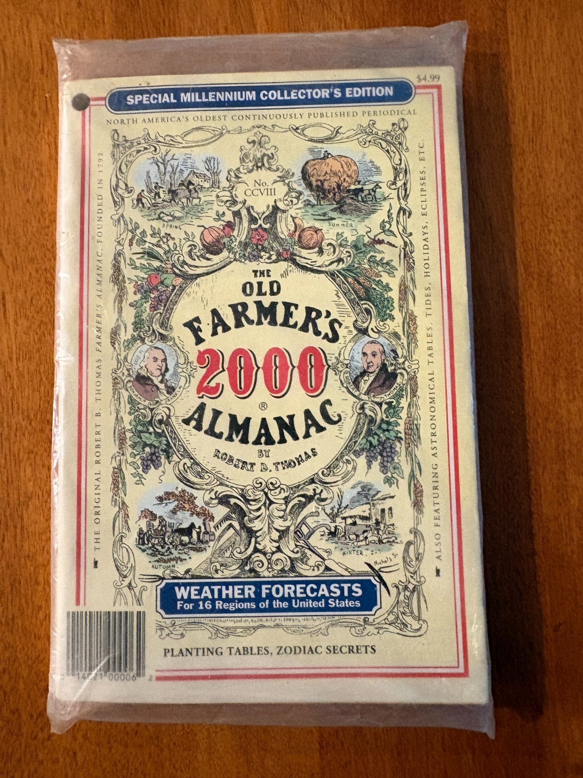 VTG The Old Farmer’s Almanac 2000 Special Millennium Collector’s Edition