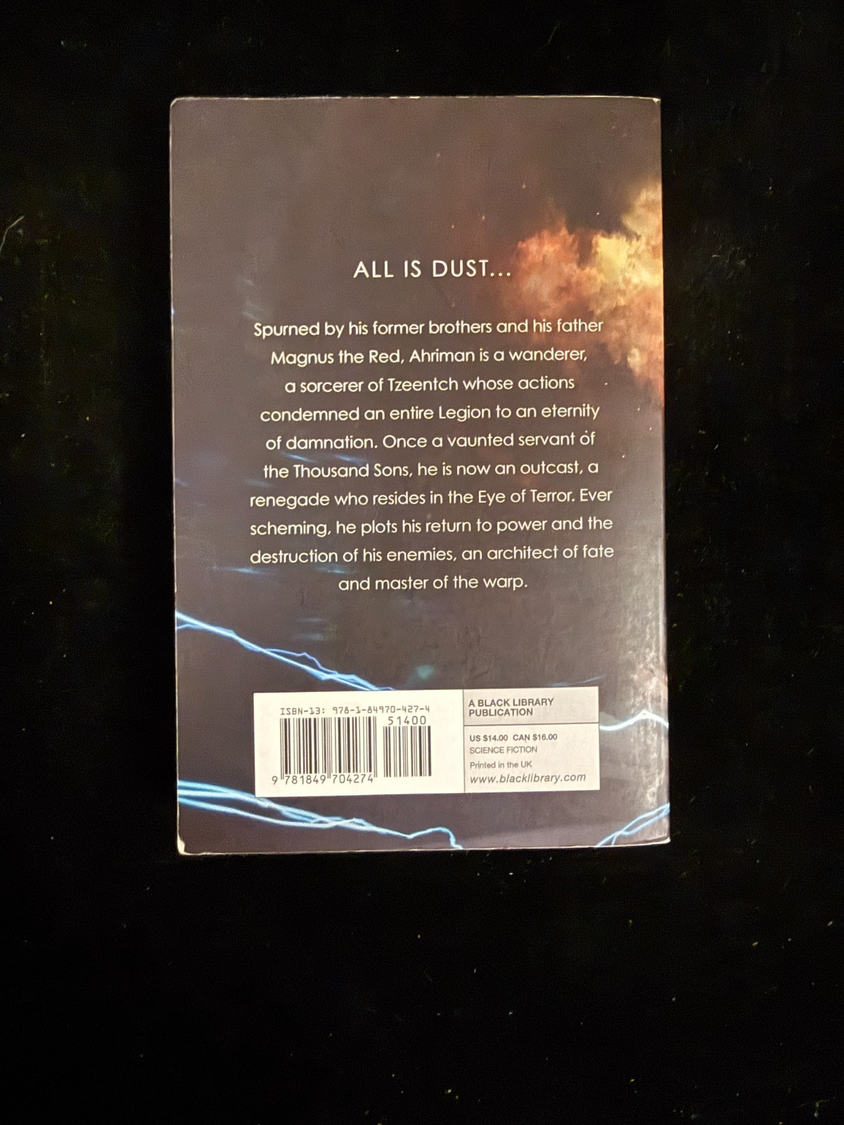 Ahriman: Exile by John French Trade PB 2013 Black Library Books Warhammer 40K