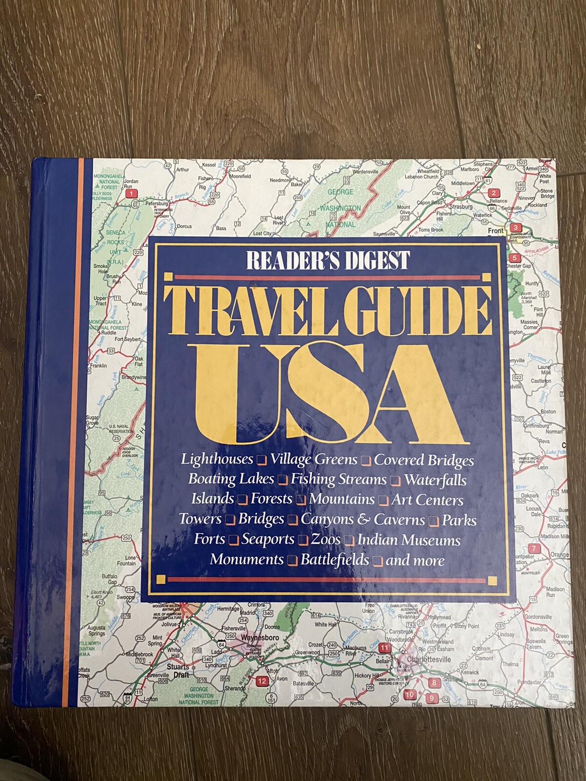 Vintage 1994 Reader’s Digest Travel Guide USA 432 Pages Book