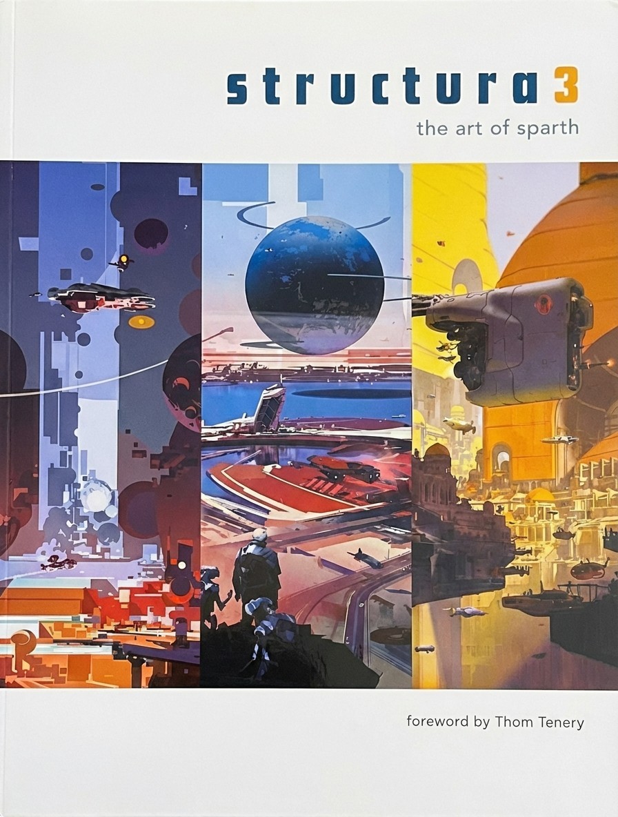 Structura 3: The Art of Sparth Softcover Paperback Art Book