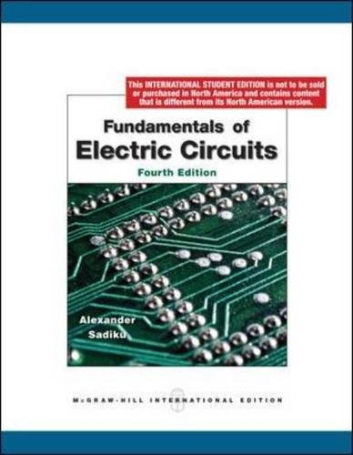 FUNDAMENTALS OF ELECTRIC CIRCUITS By Charles K. Alexander