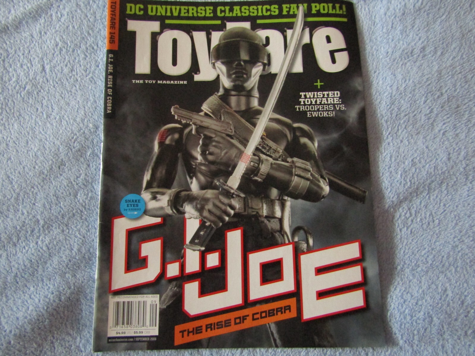 TOYFARE 145; ”G.I. JOE THE RISE OF COBRA’ Cover; DC Universe …, Sept, 2009