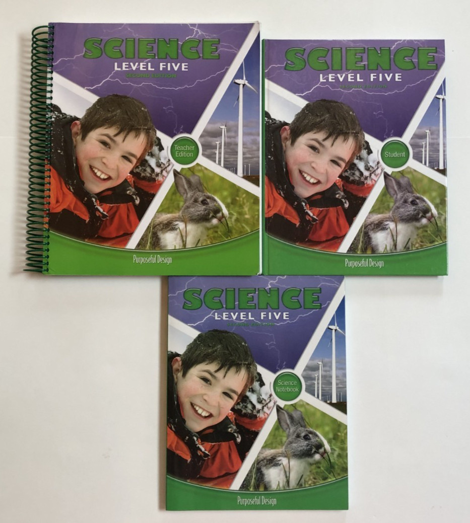 ACSI Purposeful Design 5th Grade Choice Science Level 5 Student Teacher Notebook