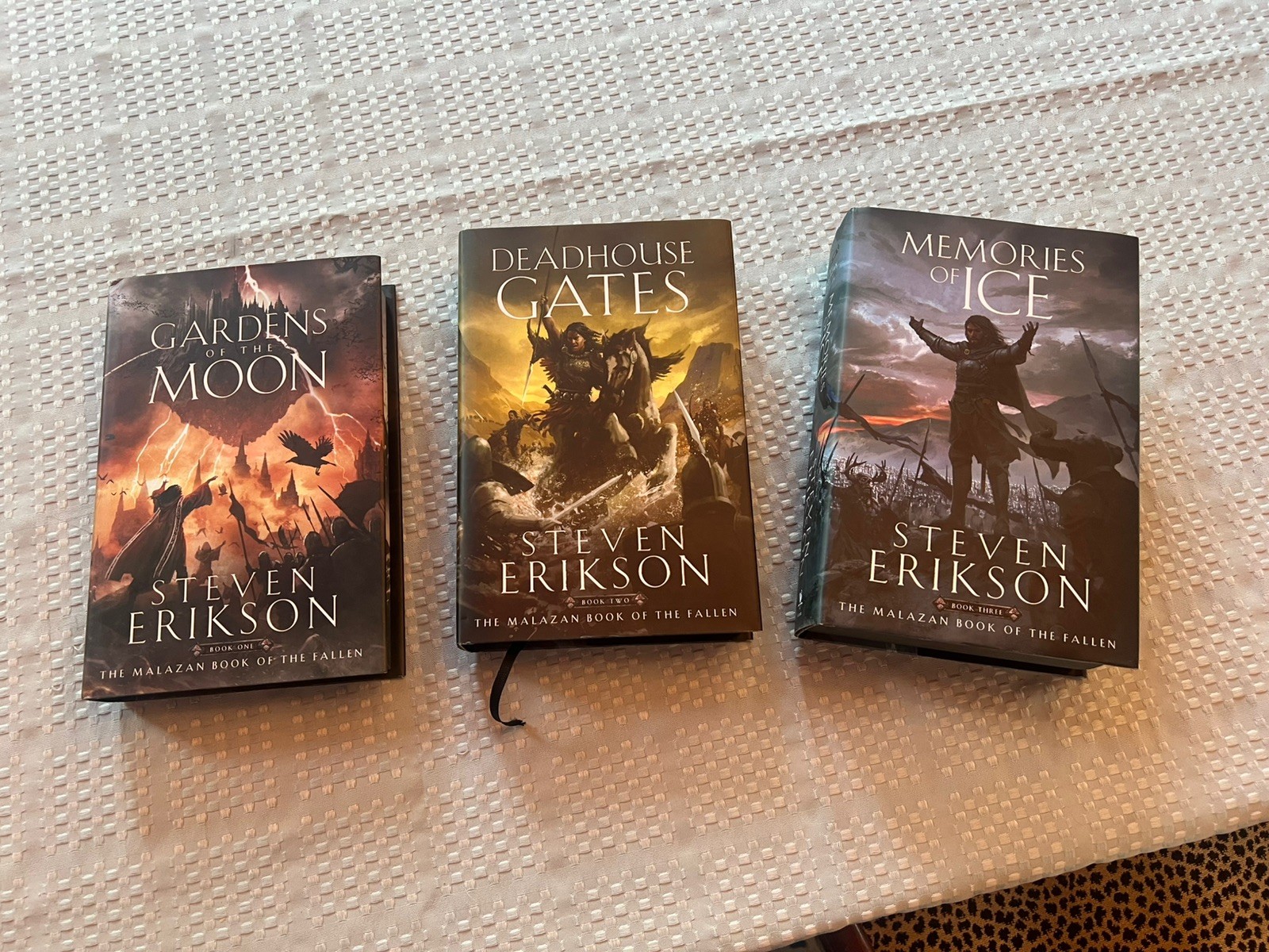 Broken Binding Malazan Book Of The Fallen 3x Signed Steven Erikson 1st Print