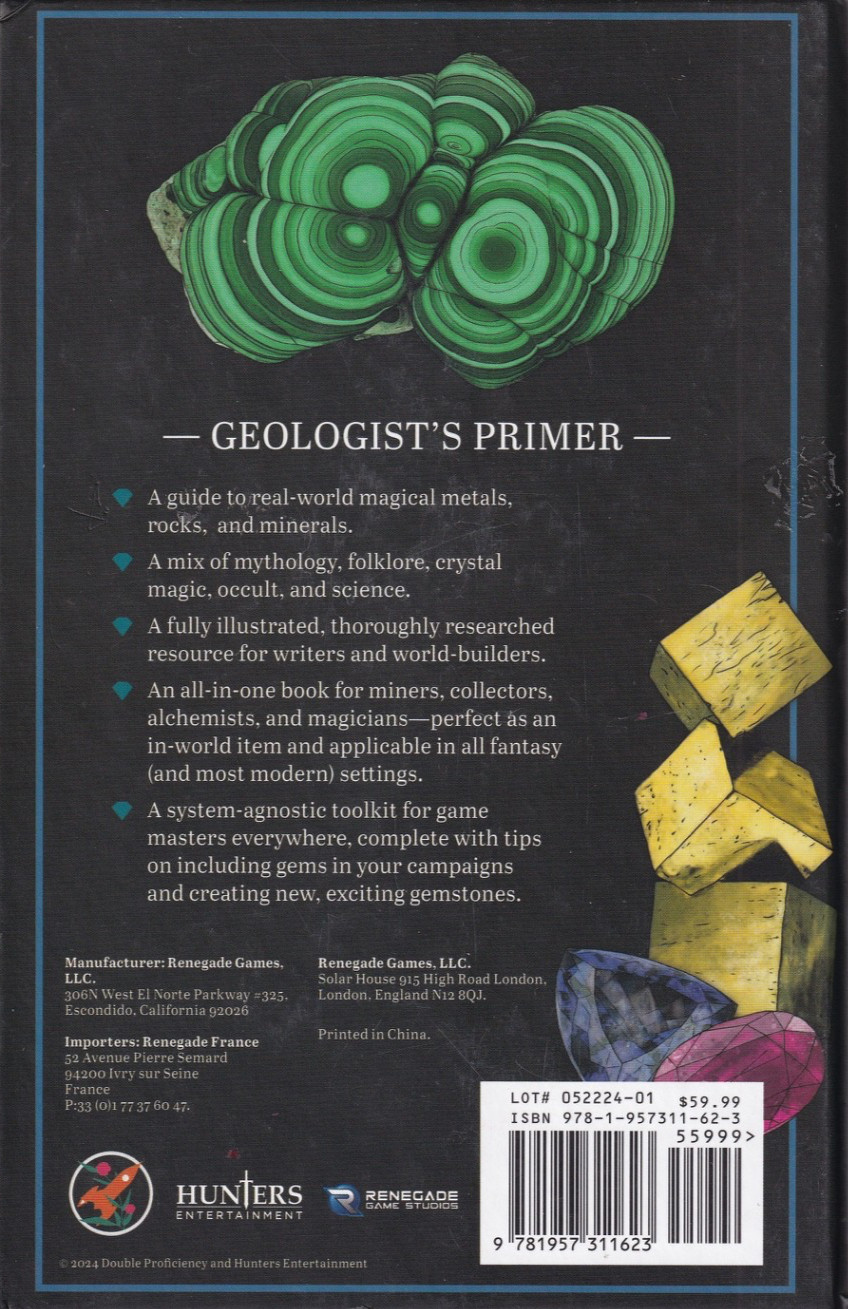 Geologist’s Primer by Anna Urbanek Renegade Game Studios (2024, Hardcover)