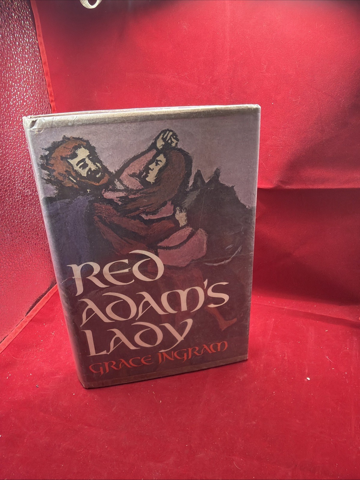 Red Adam’s Lady Hardcover Grace Ingram Vintage HC/DJ 1973 First Edition