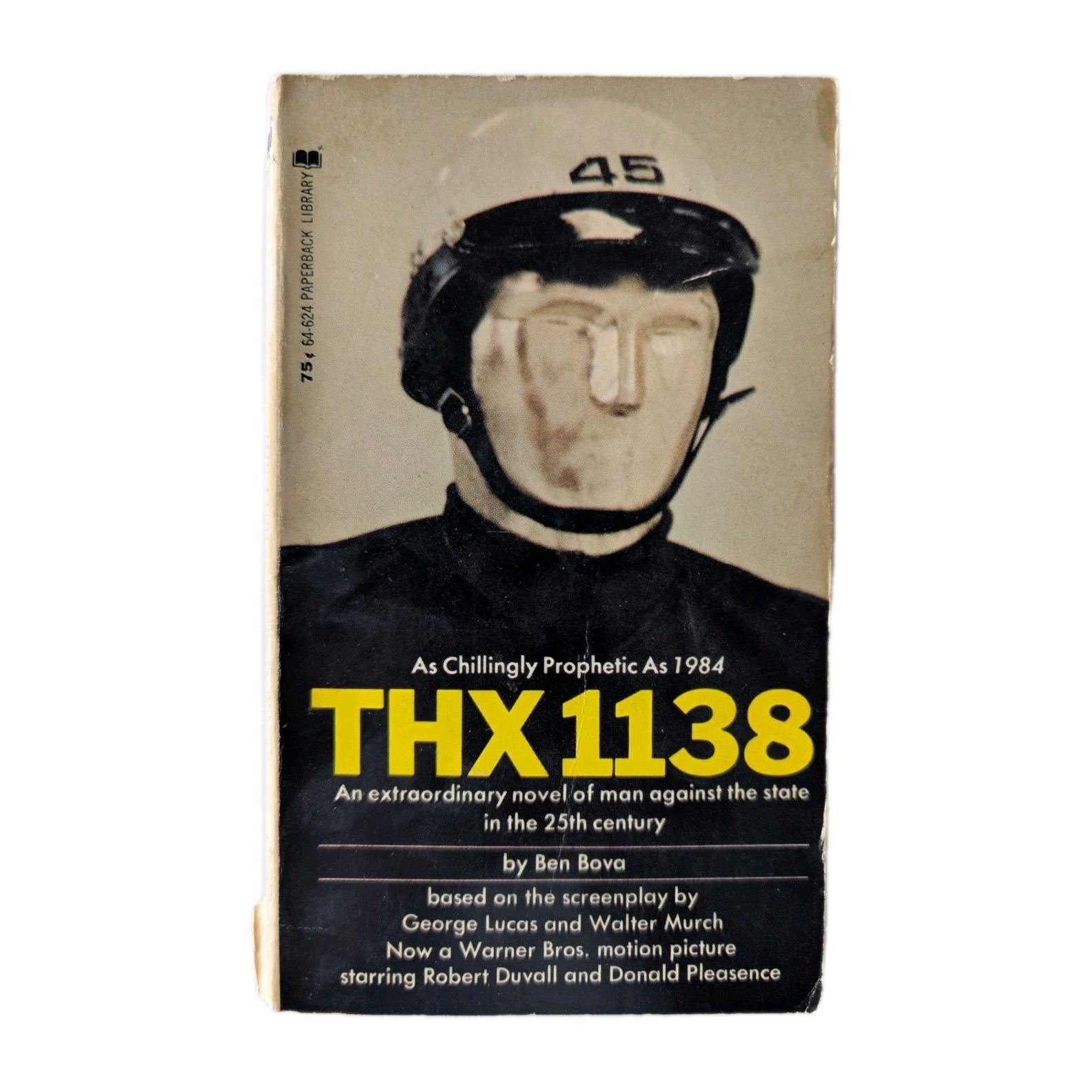 VTG 1971 THX 1138 by Ben Bova (George Lucas Screenplay) 1st Printing Film Tie-in