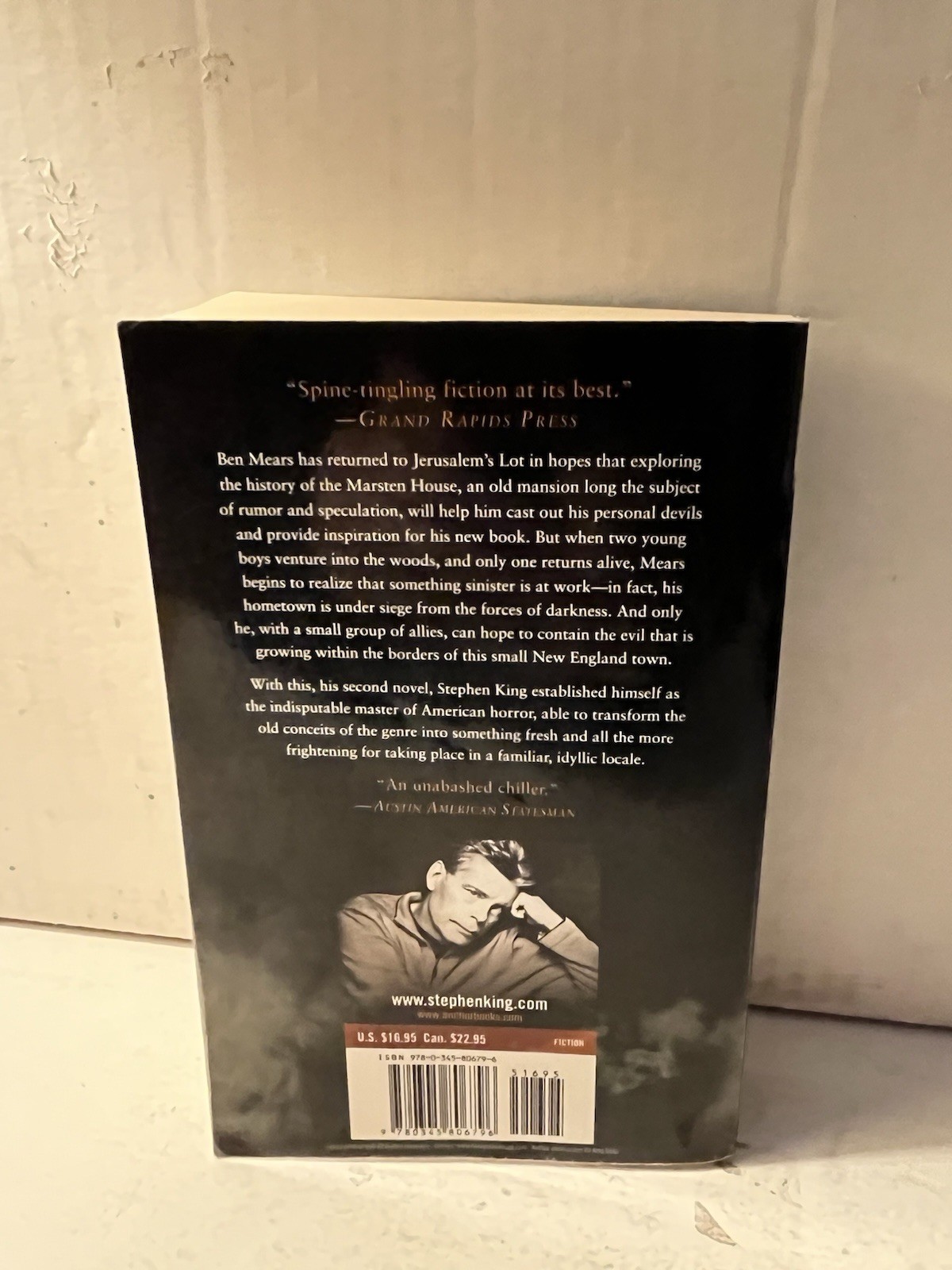 ‘SALEM’S LOT by Stephen King TPB 1st Anchor Books Random House Ed. 2013 Good