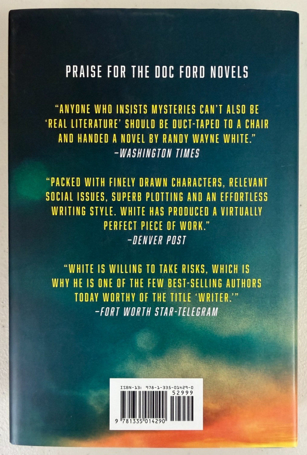 Randy Wayne White: Tomlinson’s Wake. Doc Ford Novel. Hardcover. Like New.