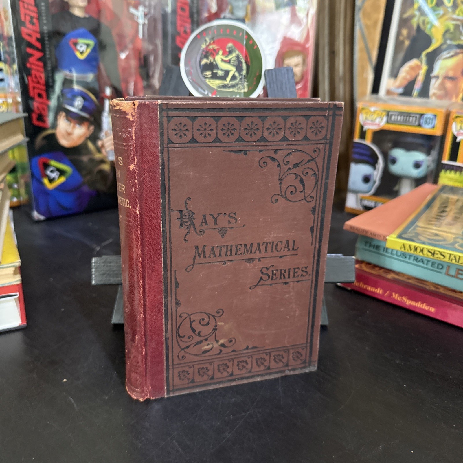 1880 Rays Mathematical Series Vintage Book Rays New Higher Arithmetic Joseph Ray