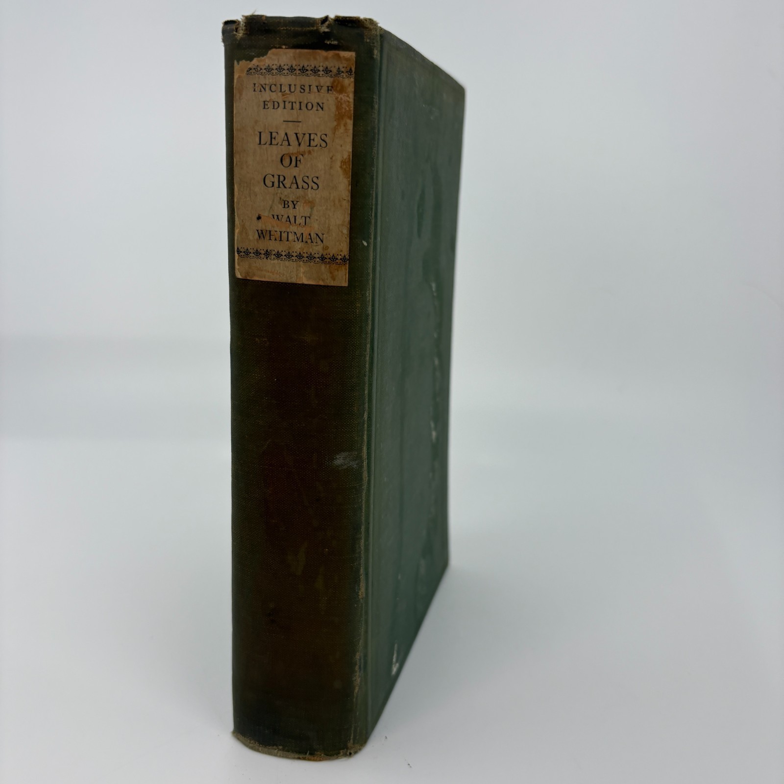 Walt Whitman Leaves Of Grass Inclusive Edition Doubleday Page 1924 Hardcover