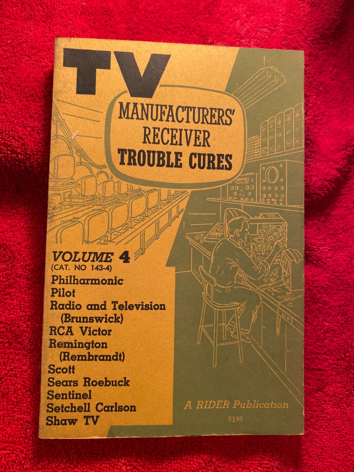TV Manufacturer’s Receiver Trouble Cure by Rudolf F Graf (1953, Trade Paperback)