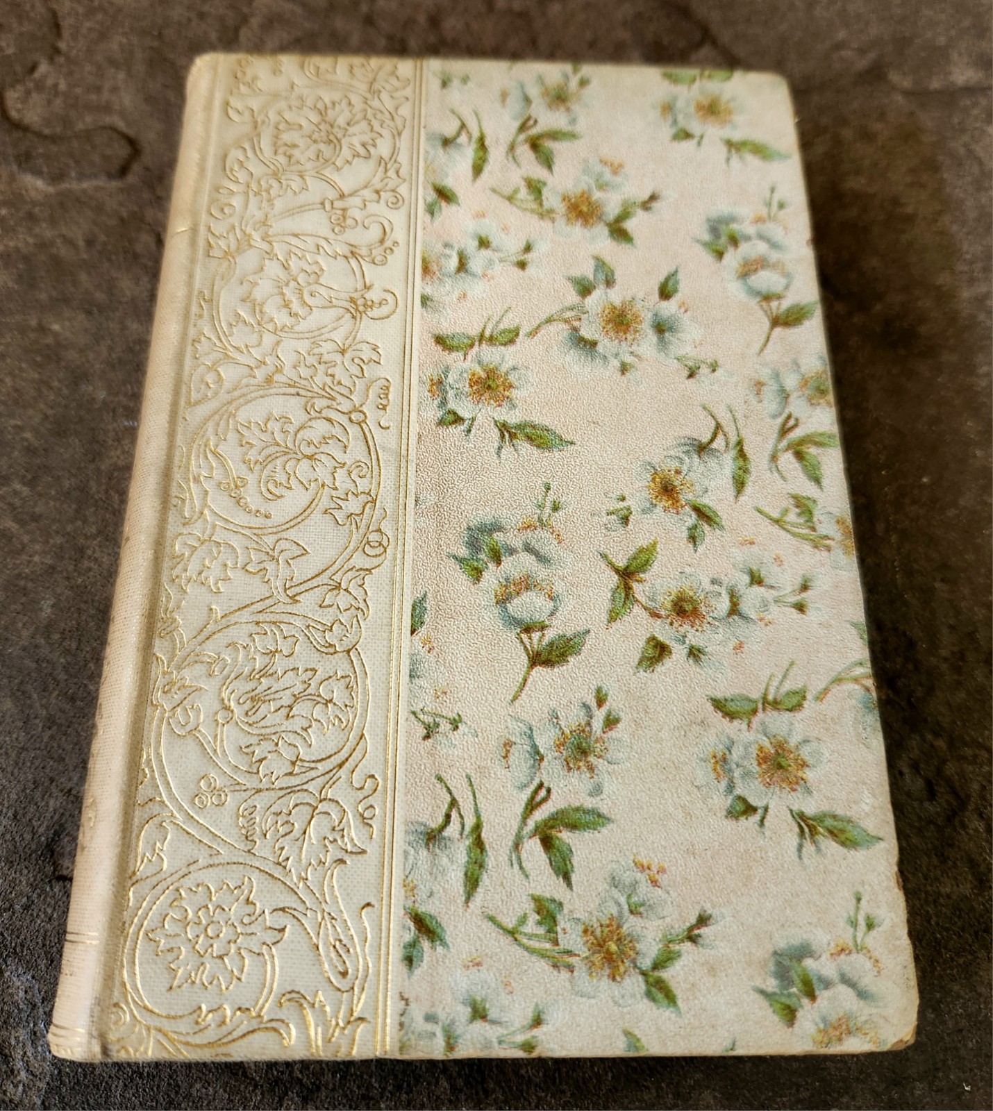 1893 John Keats Poetical Works T.Y. Crowell Faience Library Floral Gold Gilt