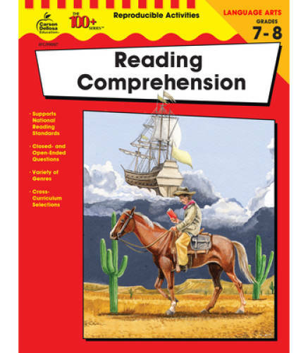 Reading Comprehension, Grades 7 – 8 (The 100+ SeriesTM) – Paperback – GOOD