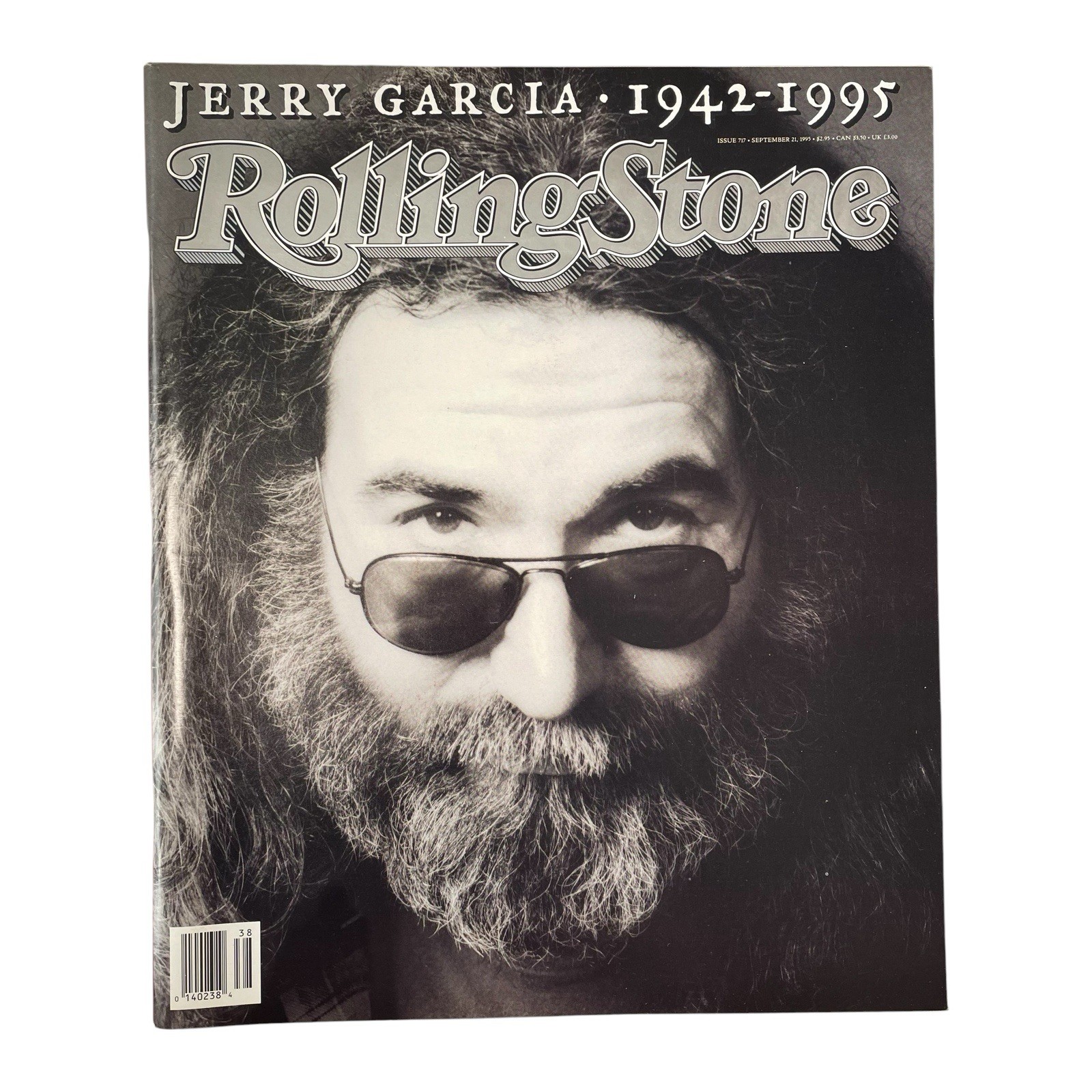 Jerry Garcia Memorial Newsstand Rolling Stone Magazine Issue # 717 9/21/1995 VTG