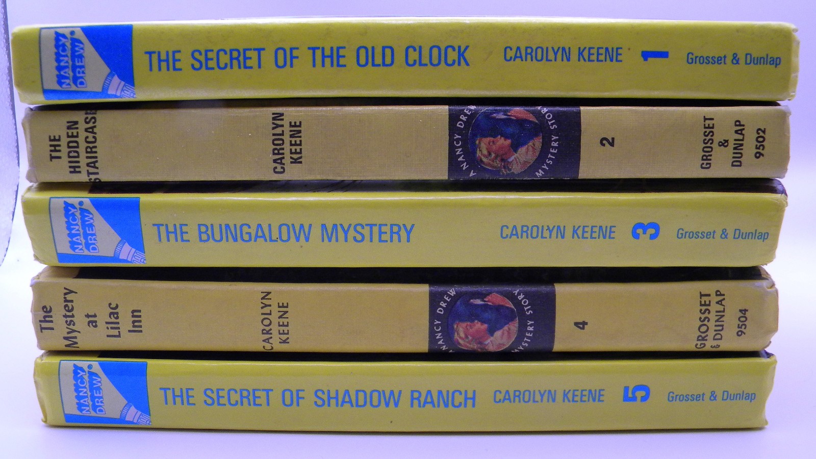 Lot of 5 Nancy Drew Mystery Stories Volume 1 thru 5