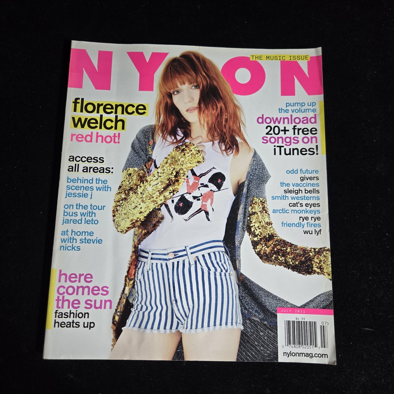 NYLON Magazine 2011 July Florence Welch Jared Leto Stevie Nicks