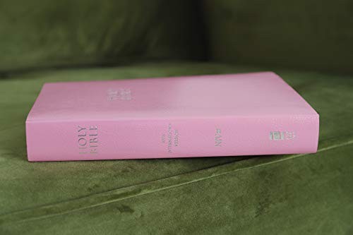 NIV, Gift and Award Bible, Leather-Look, Pink, Red Letter Edition, Comfor – GOOD