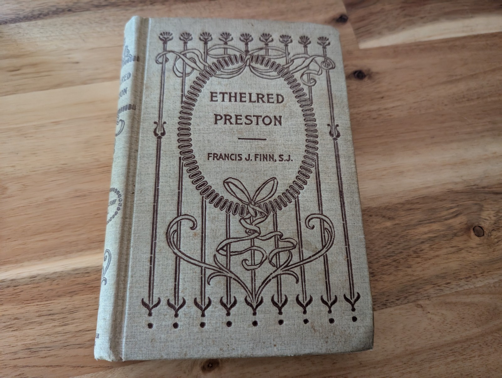 1896 Antique Ethelred Preston by Francis Finn, S.J. Hardcover Book 4th Edition