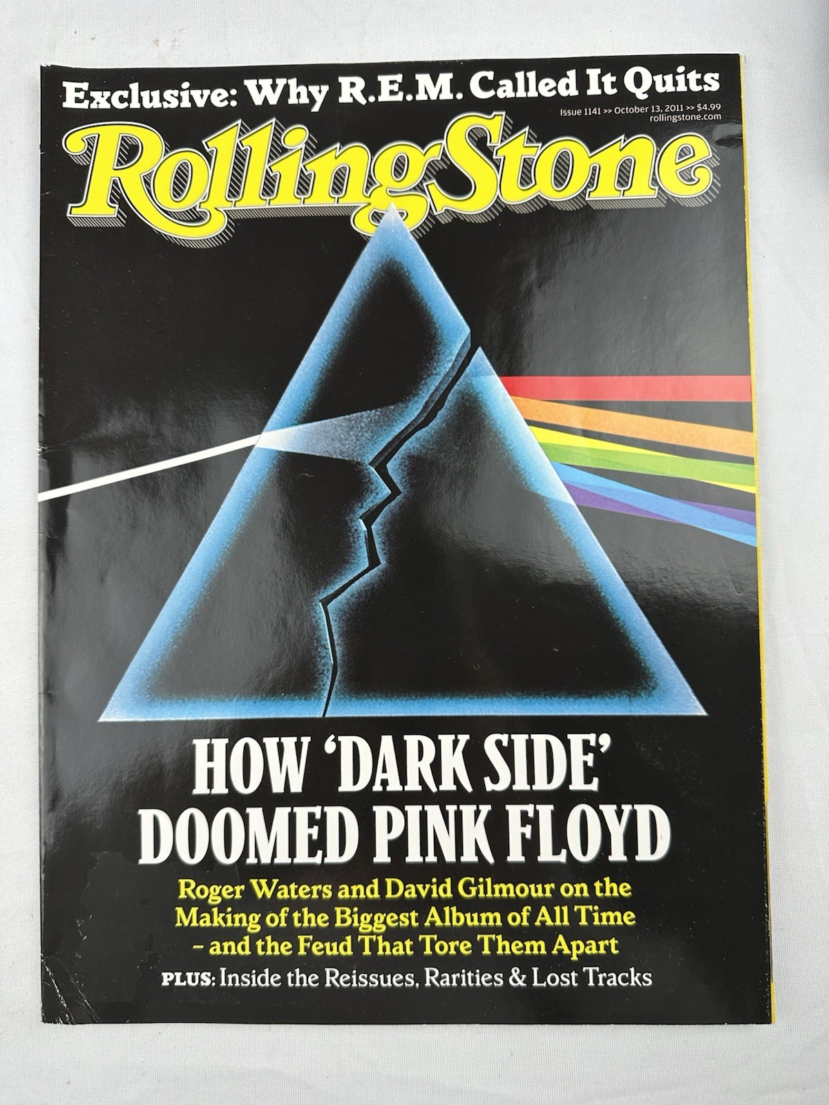 Rolling Stone Magazine October 13 2011 Pink Floyd Roger Waters David Gilmour