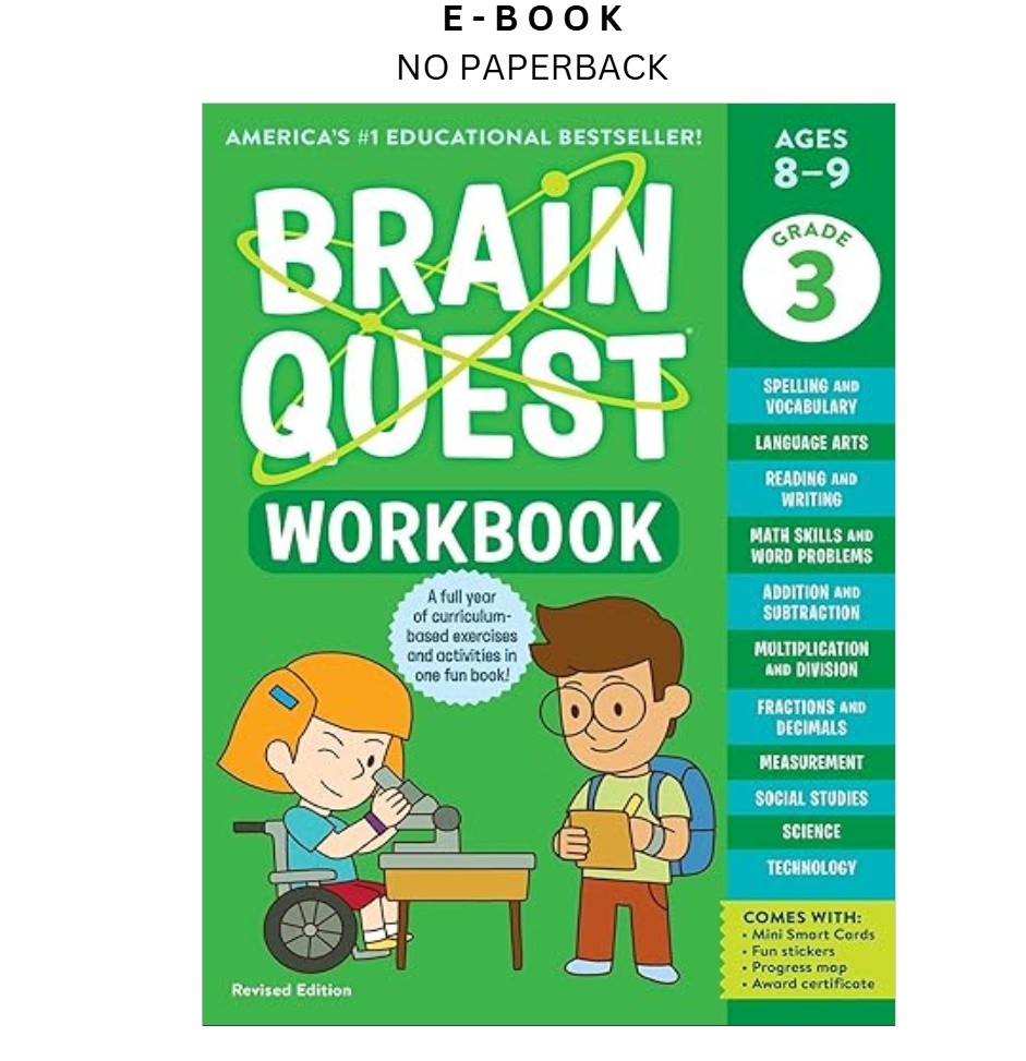 Brain Quest Workbook: 3rd Grade Revised Edition, Workman Publishing 2023