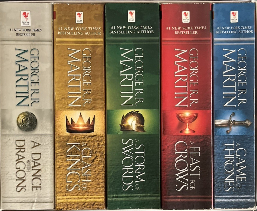 GEORGE R. R. MARTIN A GAME OF THRONES 5-BOOK BOXED SET SONG OF ICE AND FIRE