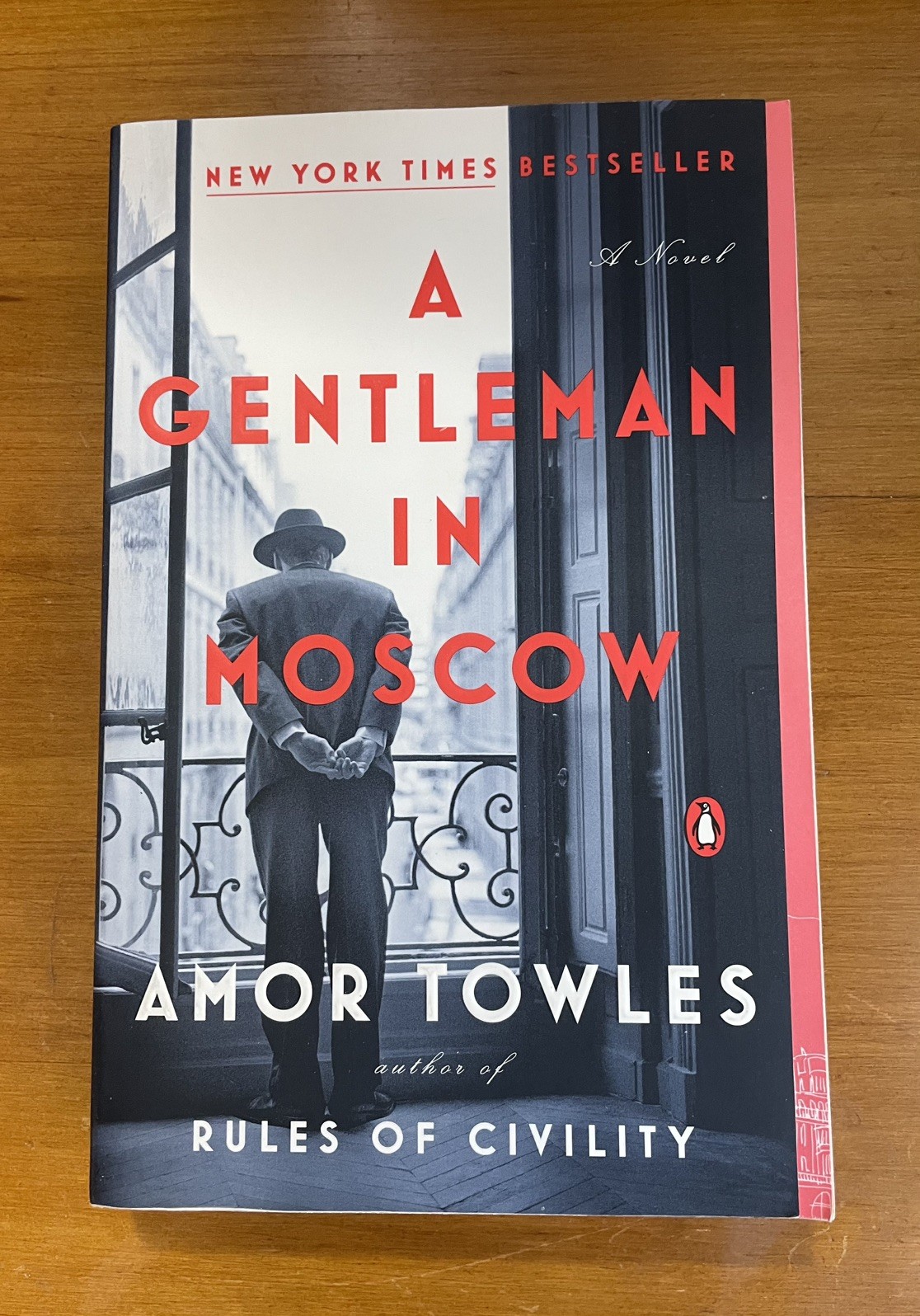 Like New- Gentleman in Moscow by Amor Towles