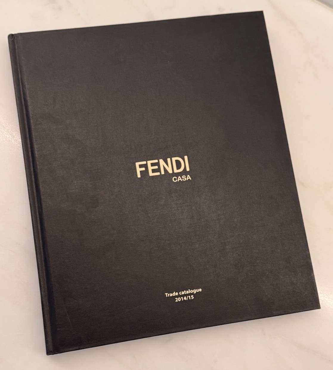 FENDI CASA FURNITURE TRADE CATALOGUE 2014/15 LIMITED EDITION HARDCOVER Like New