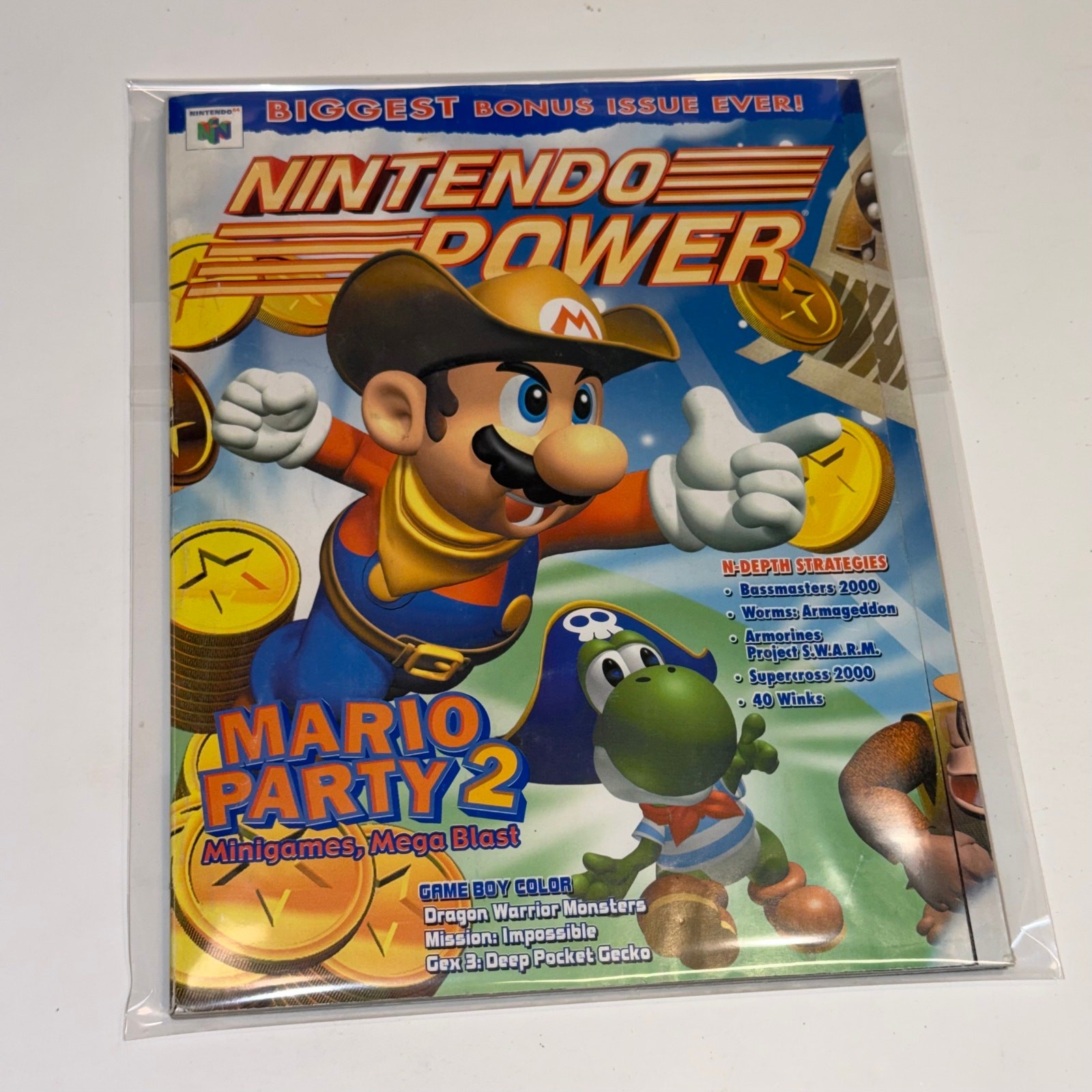 Nintendo Power Volume 128 January 2000 Mario Party 2 DK64 Pokemon Calendar