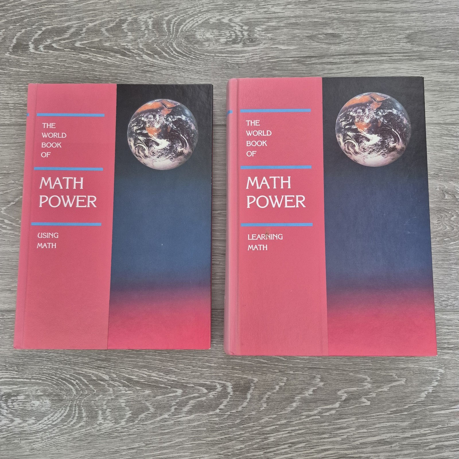 THE WORLD BOOK OF MATH POWER 83 Volumes 1 & 2 Learning Math Using Math Hardcover