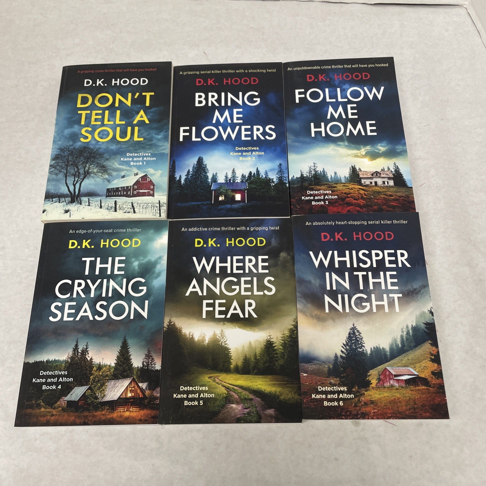 D.k. Hood First 6 of Kane and Alton Series (See Photos for Titles)