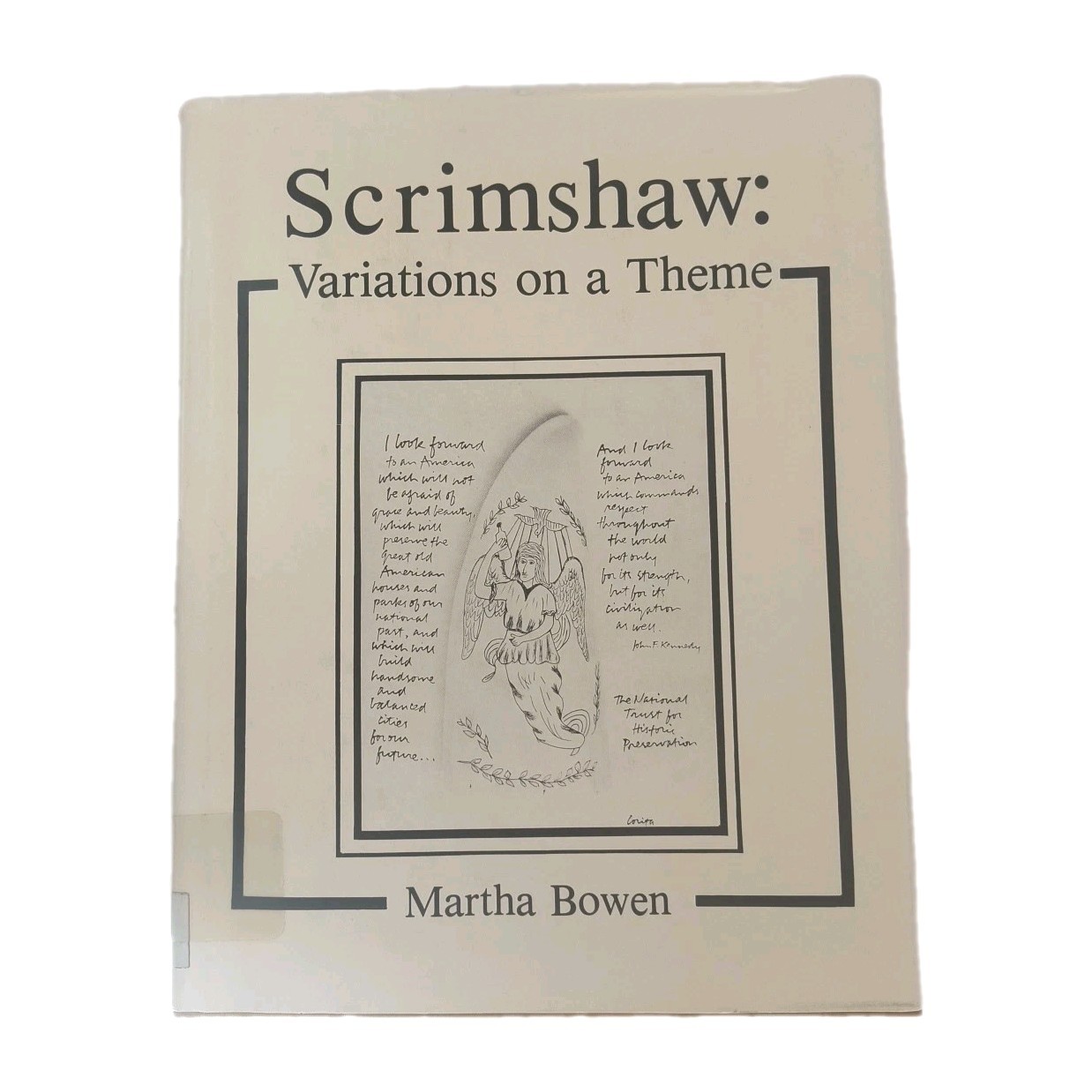 Scrimshaw: Variations on a Theme, Martha Bowen First Edition 1988 Signed 303/490